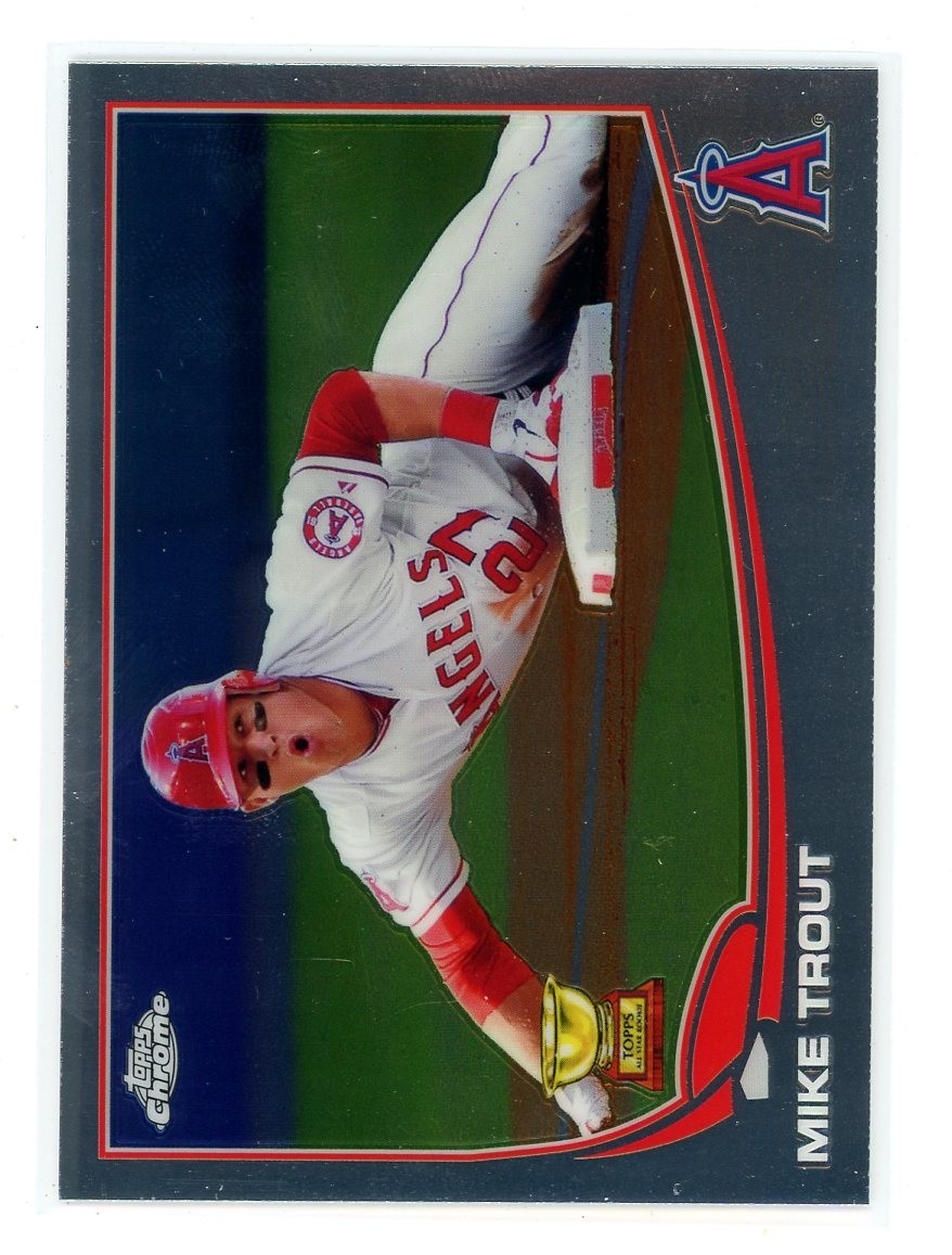 2012 Topps Chrome Baseball #144 Mike Trout Angels