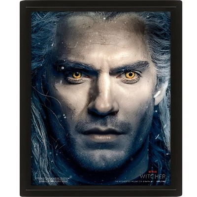 Pyramid International Witcher Das 3D-Linsenraster-Poster (verschlungenes Design)