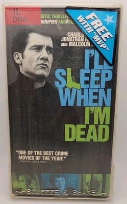 I'll Sleep When I'm Dead VHS 2003 - Crime Thriller Clive Owen Charlotte Rampling