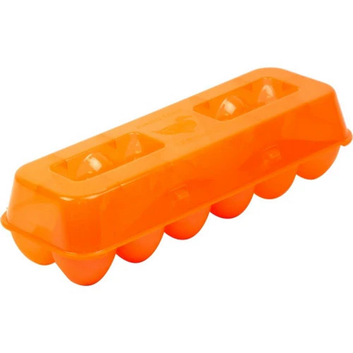 Tuff Stuff Plastic Jumbo/Duck Egg Tray 12 PC,Orange By Tuff Stuff