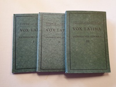 Vox Latina Das römische Schrifttum von den ältesten Zeiten bis zum Beginn der Ka