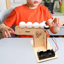 Electric Ball Pitching Machine Educational Technology Assembling Training