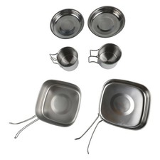 Wander Kochgeschirr Camping Kochgeschirr Set pflegeleicht leichtes Kochgeschirr – Bild 6