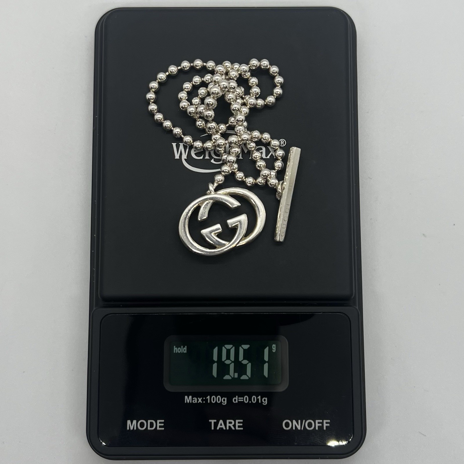 Authentic Gucci Interlocking G Toggle Necklace W/… - image 5