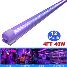 48 inch 40W UV Led Black Light Bar with US Plug and on/off switch for DJ Stage