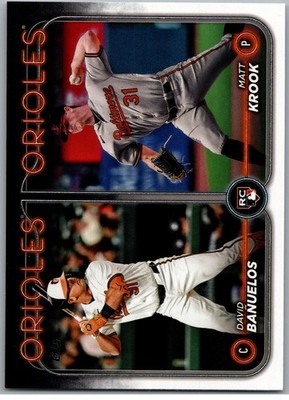 #US315 David Banuelos, RC/Matt Krook - RC 2024 Topps Update