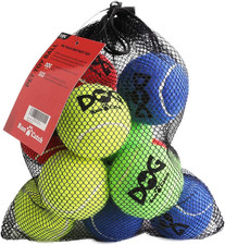 Tennis Balls for Dogs - 12 Pack 2.5'' Durable Non-Toxic Outdoor Dog Toys Balls w