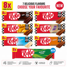 KitKat 2 Finger Chocolate Bars Biscuit Multipack Flavour Sharing Giftpack 2 x 8