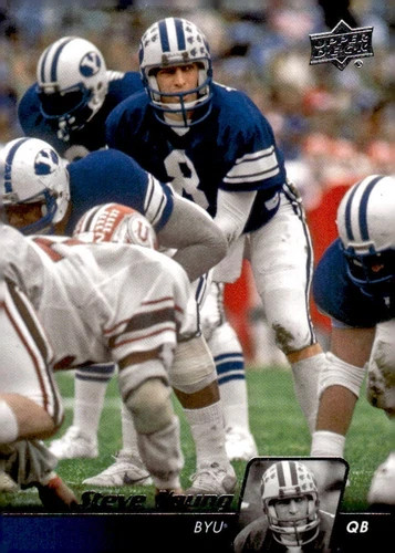 2011 Upper Deck #3 Steve Young BYU Cougars HOF