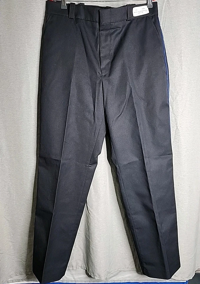 NWT Image Authority Professional Uniform Pants Navy Blue & Striped Unisex 37R - Image 2 of 4