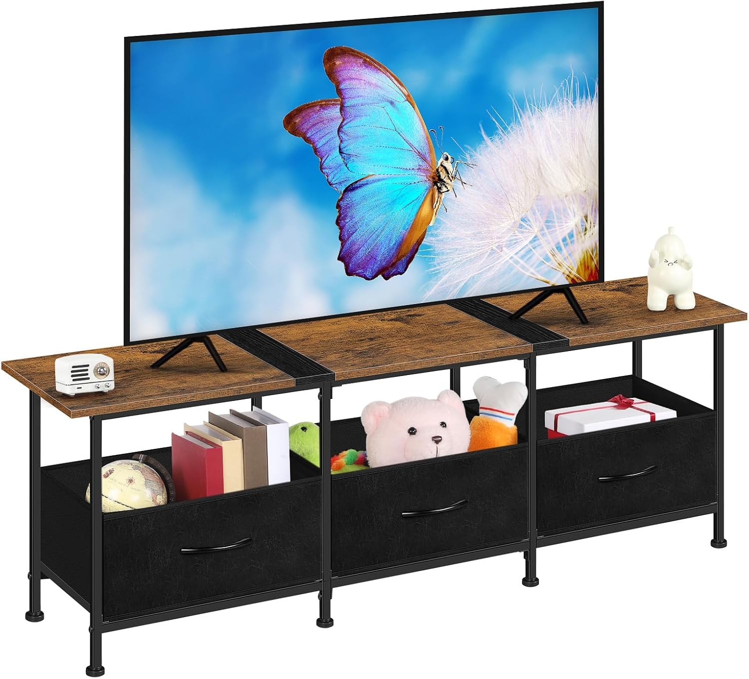 S Tv Cabinet Console Table W/storage Dressers For 50/55/60 Inch