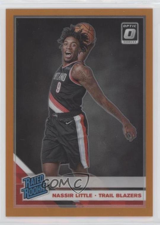 2019 Panini Donruss Optic Rated Rookie Orange Prizm /199 Nassir Little #154 fm0