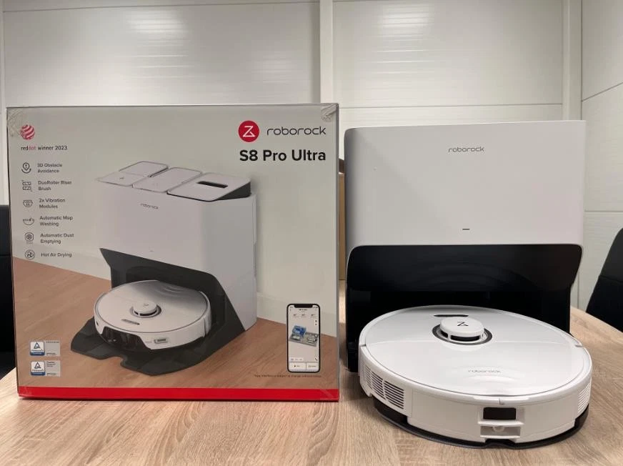 Roborock S8 Pro Ultra Saug- und Wischroboter 8000Pa LiDAR Selbstentleerung WeiB - Bild 2 von 4