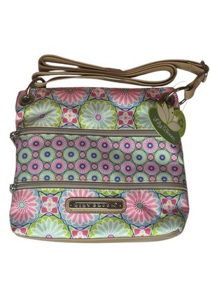 Lily Bloom Denise Crossbody Large Starburst Floral  Eco Friendly NWT MSRP $55