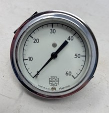 Vintage Us Gauge Co Pressure Gauge 0-60 Psi
