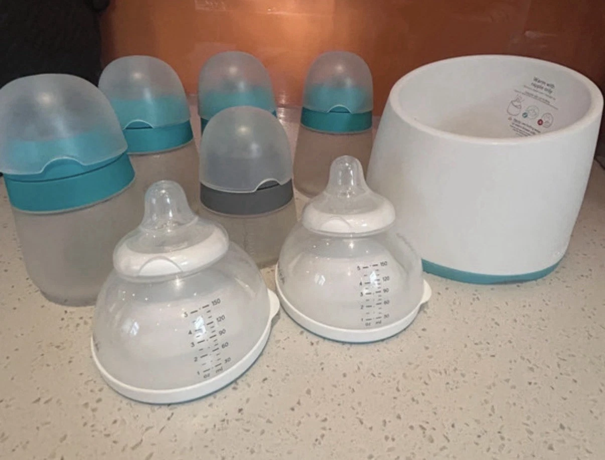Nanobebe Bottles Set With Warmer