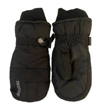 GORDINI BLACK GAUNTLET IV MITT WINTER MITTENS WOMEN'S SIZE XL