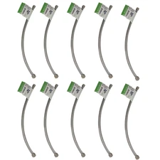 10 Pack XFITTING 3/8" OD Compression x 1/2" FNPT Faucet Supply Line, 18" Long