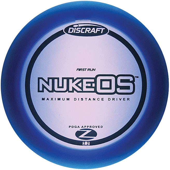 Дискрафт Z Line Nuke OS Distance Driver - Дисковый гольф с увеличенной посадкой для максимальной мощности -