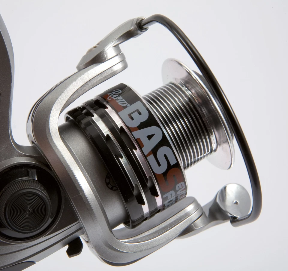 Lineaeffe Rapid Bass Evolution | Angelrolle – 10+1 Lager, 2 Spulen, 240 g - Bild 3 von 3