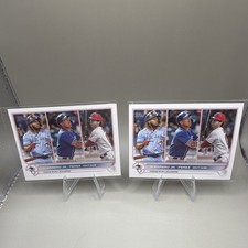 Topps 2021 MLB League Leaders Home Run Guerrero Jr., Perez, Ohtani 2 Cards