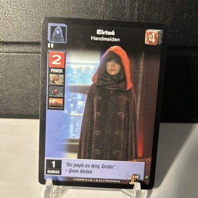 1999 Star Wars: Young Jedi CCG - The Council Expansion Eirtae Handmaiden #25