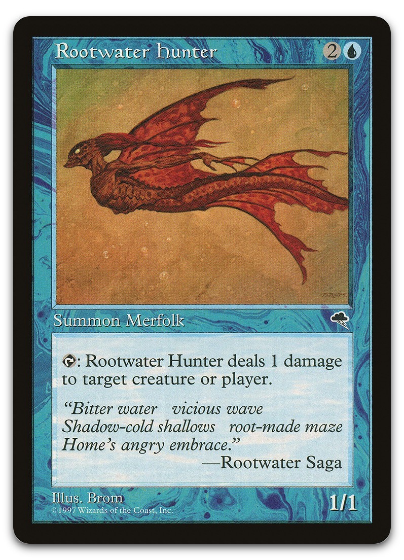 Rootwater Hunter #82 (LP) Tempest TMP Magic MTG