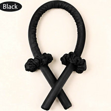 Black Heatless Bendy Hair Curling Roller Headband Rod for Women