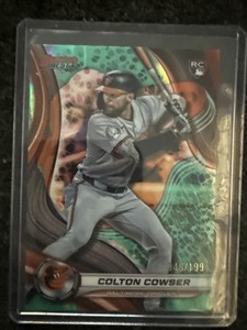 2024 Bowman's Best RC Rookie Aqua Lava Refractor #10 Colton Cowser /199 HD