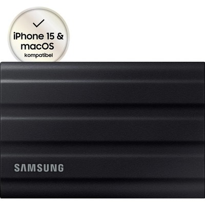 Samsung Portable externe SSD T7 Shield USB 3.2 Gen 2 - 2TB Schwarz | OVP