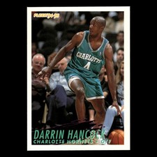 Darrin Hancock Rookie #255 1994-95 Fleer Charlotte Hornets Basketball Card NBA. rookie card picture