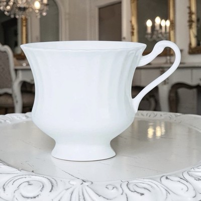 Paragon England PAR179 White Bone China Fluted Cup NEW