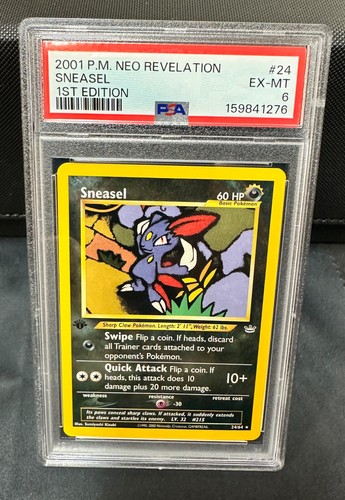 Sneasel (1st Edition) graded PSA 6 for sale on eBay
