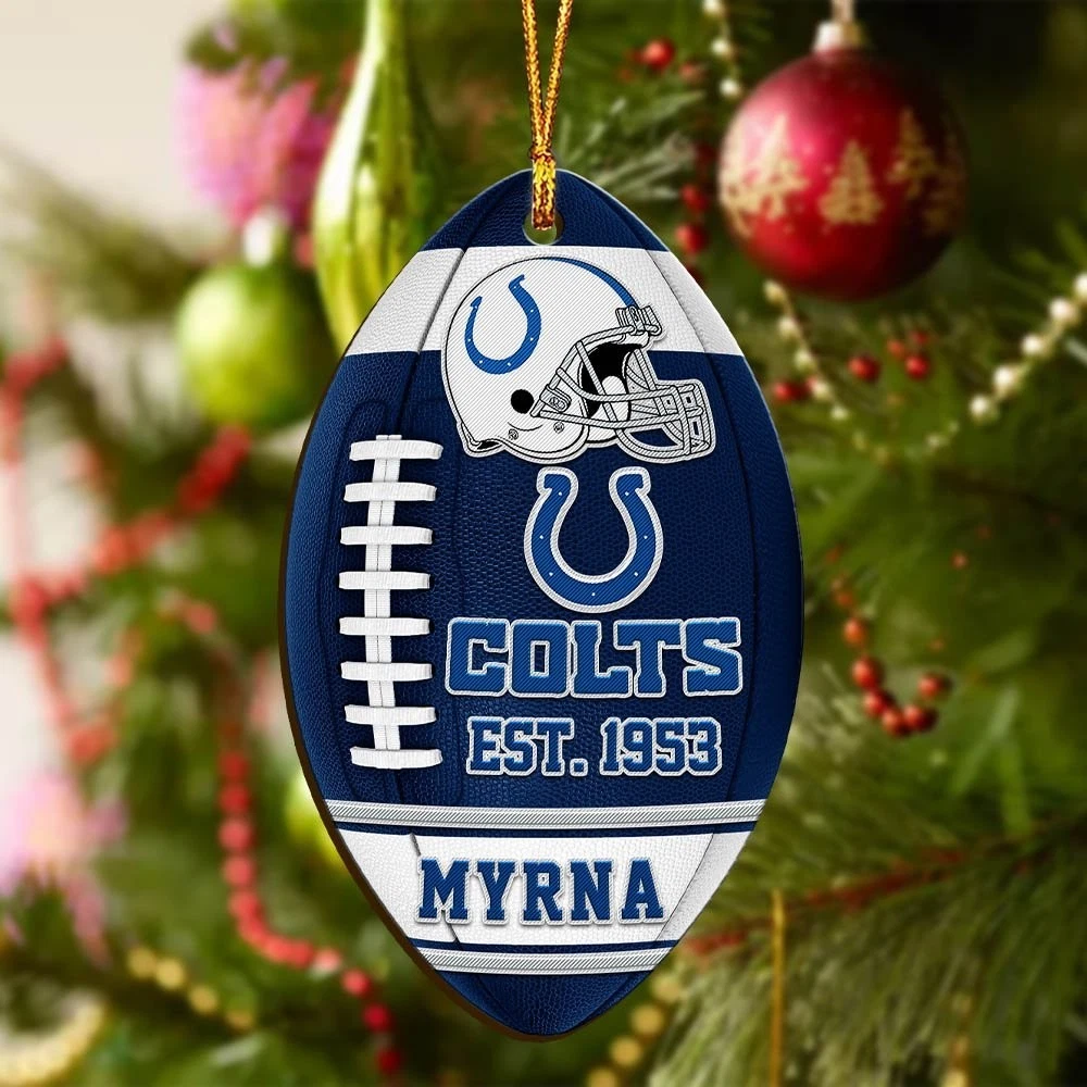 Personalized Indianapolis Team Football Coltss Sport Ornament, Gift For Fans