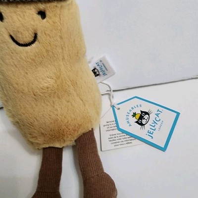 Jellycat Charlie Chip Plush Soft Toy Amuseables Fry Cap Fish Chips