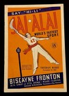 1941 Biscayne Jai Alai program. Rare vintage. Iconic cover art. Great nostalgia