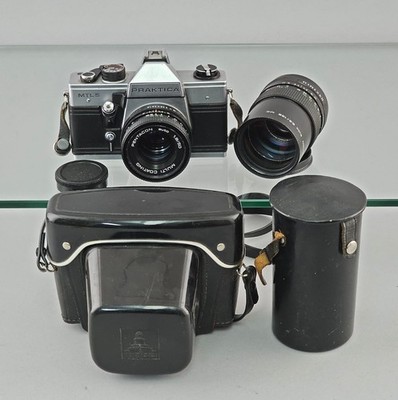 PRAKTICA MTL 5 Set Lenses Pentacon Auto 1.8/50 & Auto 2.8/135