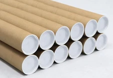 MagicWater Supply Mailing Tube 2x12 Kraft 12 Pack Shipping Storage Posters Arts 
