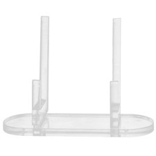 Vinyl Record Display Stand Made from Clear Acrylic for Home and Office Use