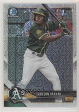 2018 Bowman Draft Chrome Asia Mojo Refractor Jameson Hannah #BDC-160 0c6