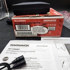 Magnavox Convertisseur Numérique vers Analogique Modèle TB110MW9 Batterie/AC, SANS Télécommande