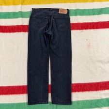 Vintage 90s Levi's 501xx Black Made in USA Jeans 36x32 Fits 34x31