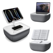 iPad Pillow Stand for Lap, Angle Adjustable Tablet Pillow Stand, Soft Cushion...