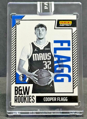 COOPER FLAGG RC #1/1 - 2025 Panini Instant BLACK & WHITE ROOKIES