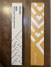Two Delamu Cable Hider CC03 White New In Box Never Opened Never Used