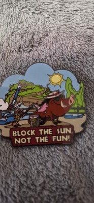 Wild about Safety - Block the Sun, Not the Fun Disney Pin 22560 Lion King 2003