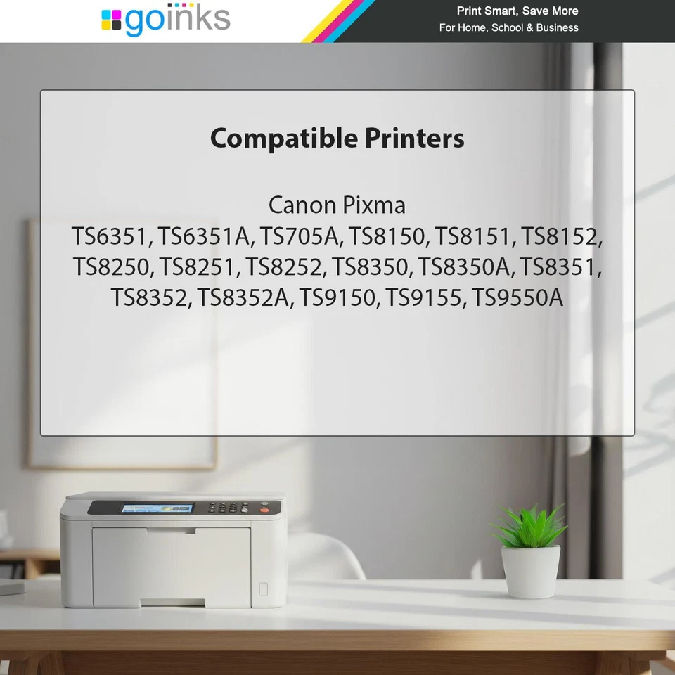 6 Ink Cartridges for Canon PIXMA TS8152 TS8251 TS8352a TS9155 - 6 Ink Set XL - Image 2 of 4