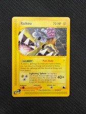 Raikou - 28/144 - Non Holo Pokemon TCG Skyridge Rare Card e-reader MP on eBay