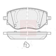 APEC Bremsbeläge Für Dacia Jogger RK 2021 Vorne (R90) PAD2487
