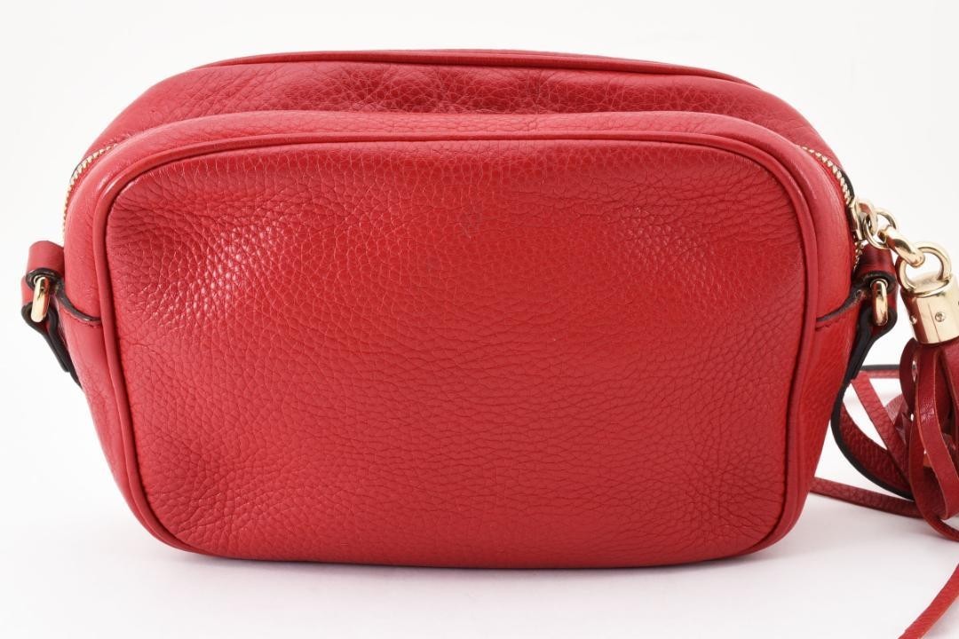 GUCCI Small Disco Soho Shoulder Bag Red Width 22cm Height 16cm Depth 9cm image 2